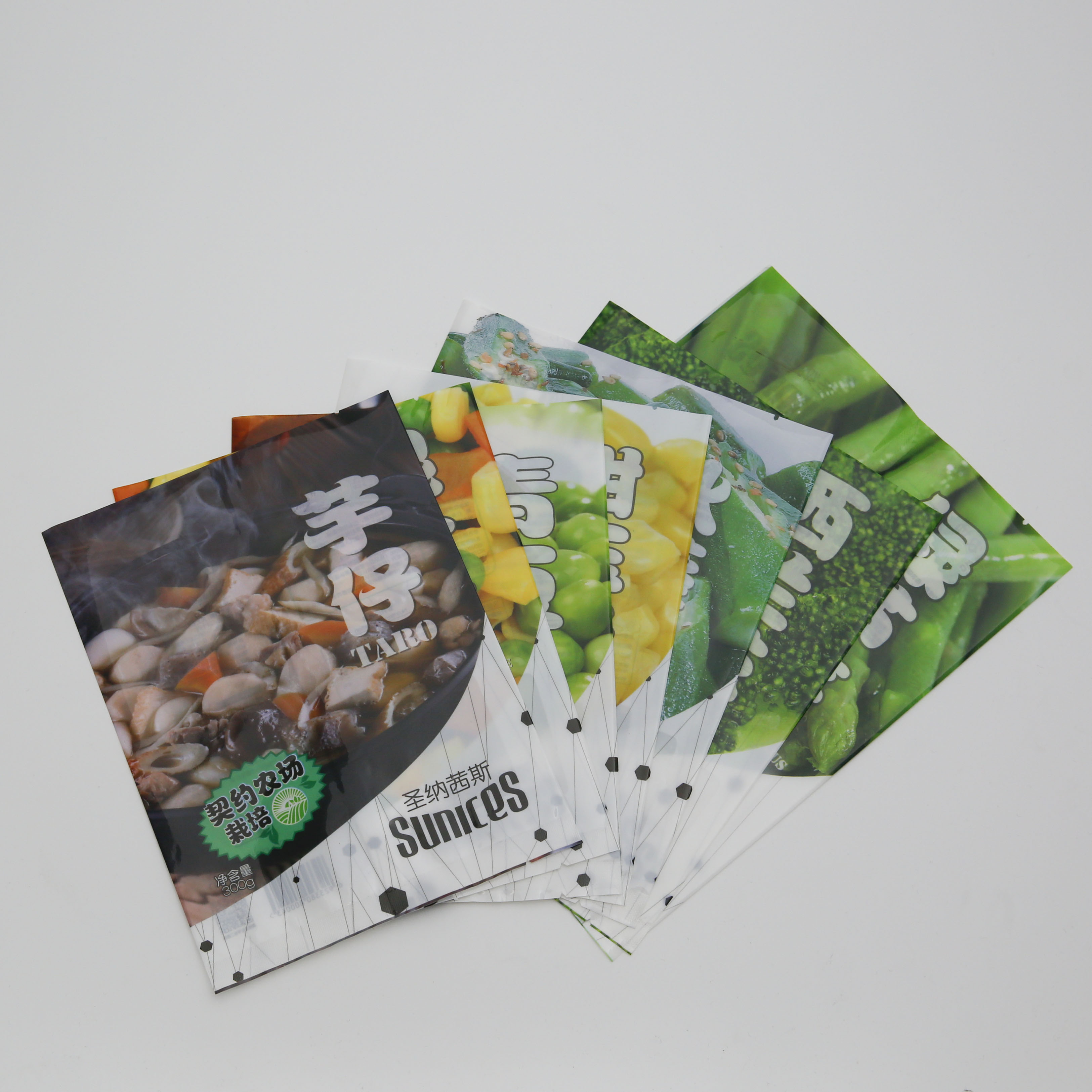 冷冻食品热封袋冷冻食品可重新密封袋冷冻食品袋ECO友好的冷冻食品袋