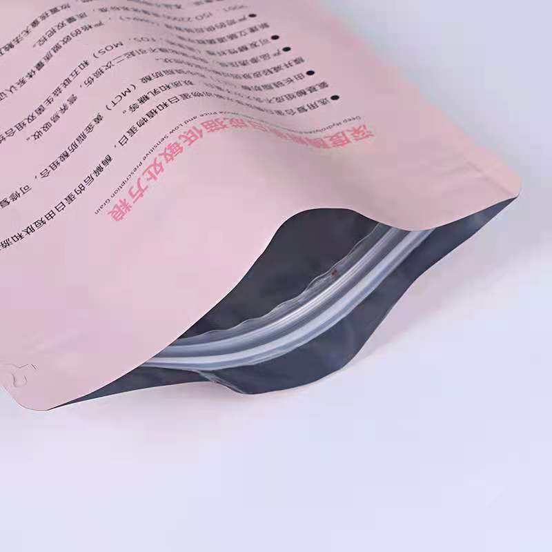 铝合金八面密封拉链2.5KG自密封普通宠物食品犬食品包装铝箔袋