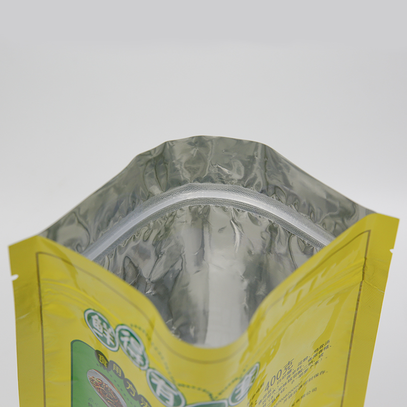 高品质耐用，使用定制塑料包装架起袋子喷出的谷物和液体食品的顶袋