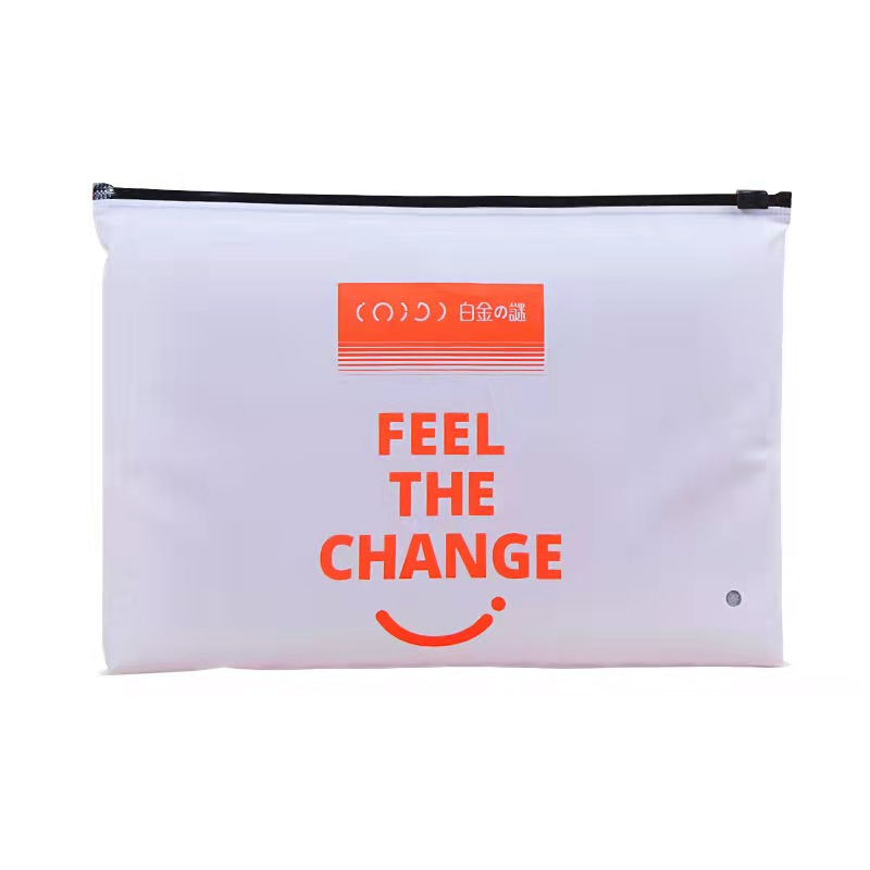 热销款哑光磨砂PVC EVA滑块拉链袋，高品质定制可重复密封的磨砂PP EVA OPP滑块袋PVC磨砂袋