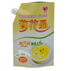定制200ml / 400ml / 500ml透明喷口小袋小袋清洁饮料袋带喷口