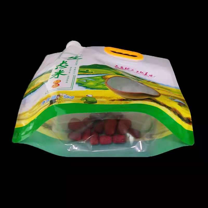 批发透明塑料一次性喷口袋，用于饮用果汁/水/液体