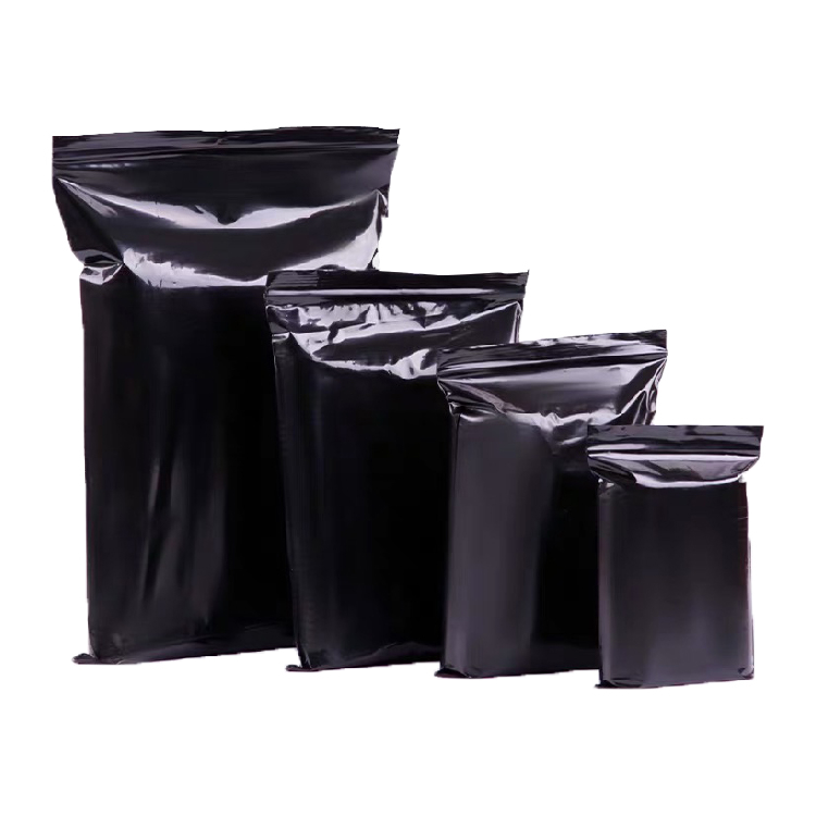 冷却器食品袋ECO友好的黑袋用于食品包装食品拉链糖包装袋