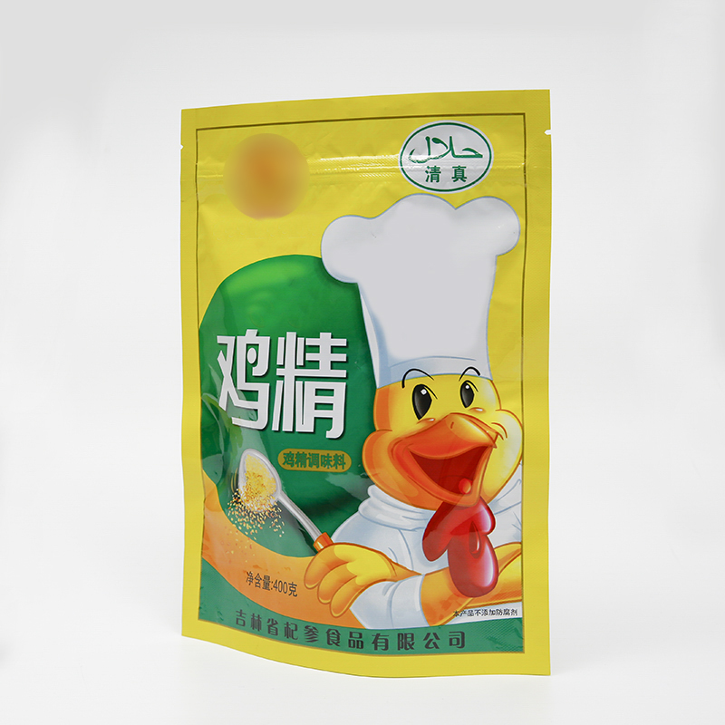 高品质耐用，使用定制塑料包装架起袋子喷出的谷物和液体食品的顶袋