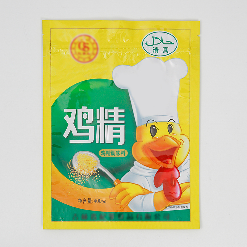 高品质耐用，使用定制塑料包装架起袋子喷出的谷物和液体食品的顶袋