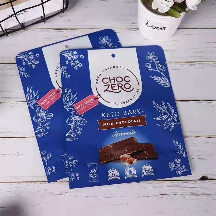 定制徽标糖花食品包装袋嗅袋巧克力包装袋