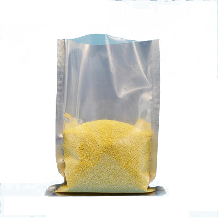 热封真空袋袋食品储存包装袋批发开放式彩色银色清澈的薄膜真空密封包装食品包装