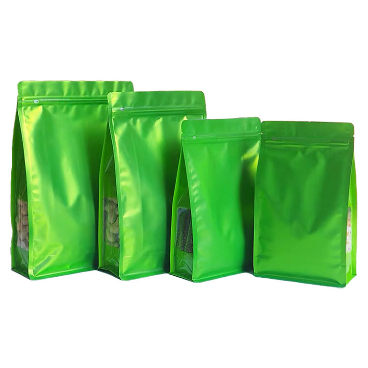 侧窗专用设计站立ZIP包装多彩1kg 3kg 5kg锁锁方形底袋