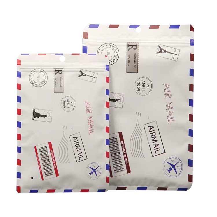 POTY MAYER MATTE HATHING拉链袋定制印花塑料信封可生物降解邮寄