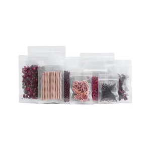 食品储存小吃/咖啡/糖类包装袋站立透明拉链袋用拉链站起来