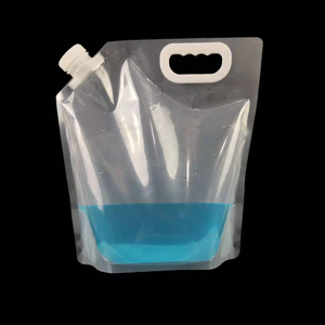 定制液体水牛奶汁油塑料站立包装袋角落喷口袋