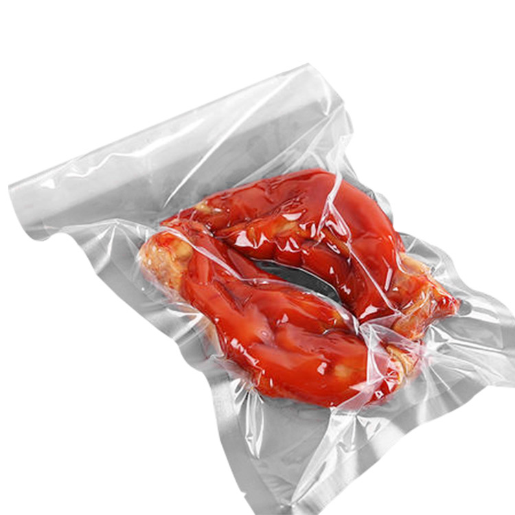 热封真空袋袋食品储存包装袋批发开放式彩色银色清澈的薄膜真空密封包装食品包装