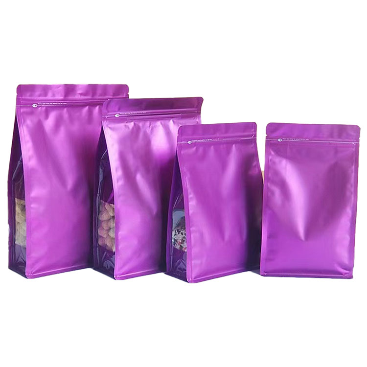 侧窗专用设计站立ZIP包装多彩1kg 3kg 5kg锁锁方形底袋