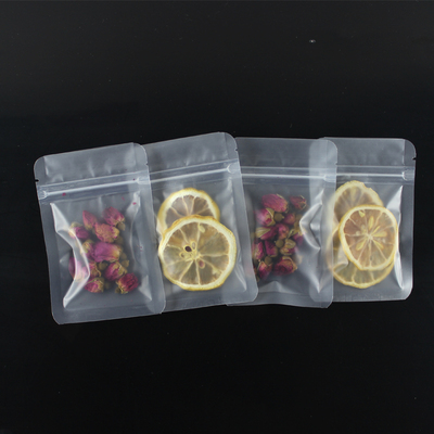 磨砂透明干果食品包装袋促销拉链锁袋现货糖果可以打印