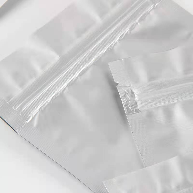 定制设计铝箔干花包装样品包装Sachet 1G 3G塑料拉链杂草包6x8cm