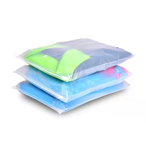 定制印刷包装PVC PE袋TSHIRT衣服包装滑块Ziplock服装塑料拉链袋