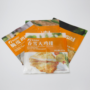 高品质可定制印刷塑料包装三面密封袋鸡肉烧烤食品袋